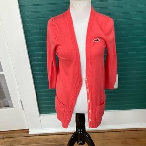 Hollister cardigan size large